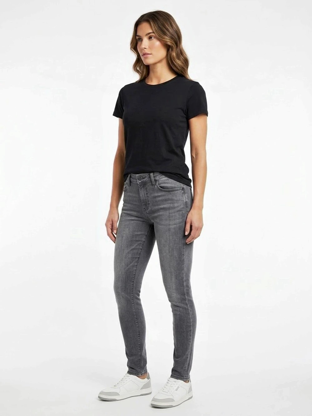 Hudson Skinny Gray Jeans Waist 28